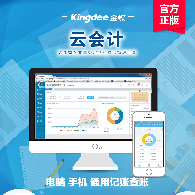 金蝶財(cái)務(wù)軟件 云會計(jì)記賬做賬軟件